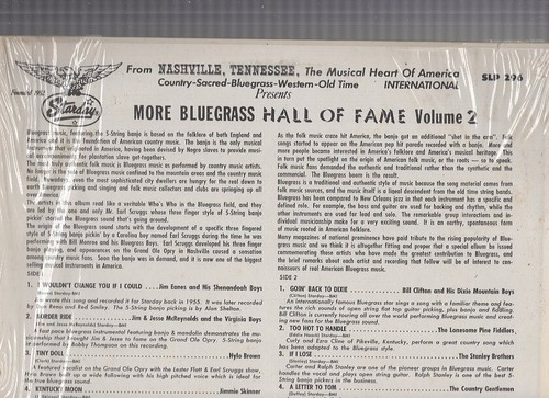 Various - More Bluegrass Hall Of Fame Vol. 2 Vinyl LP - Picture 5 of 24
