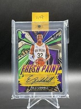 E.J. LIDDELL 2022-23 PANINI COURT KINGS FRESH PAINT SAPPHIRE 25/25 AUTO ROOKIE