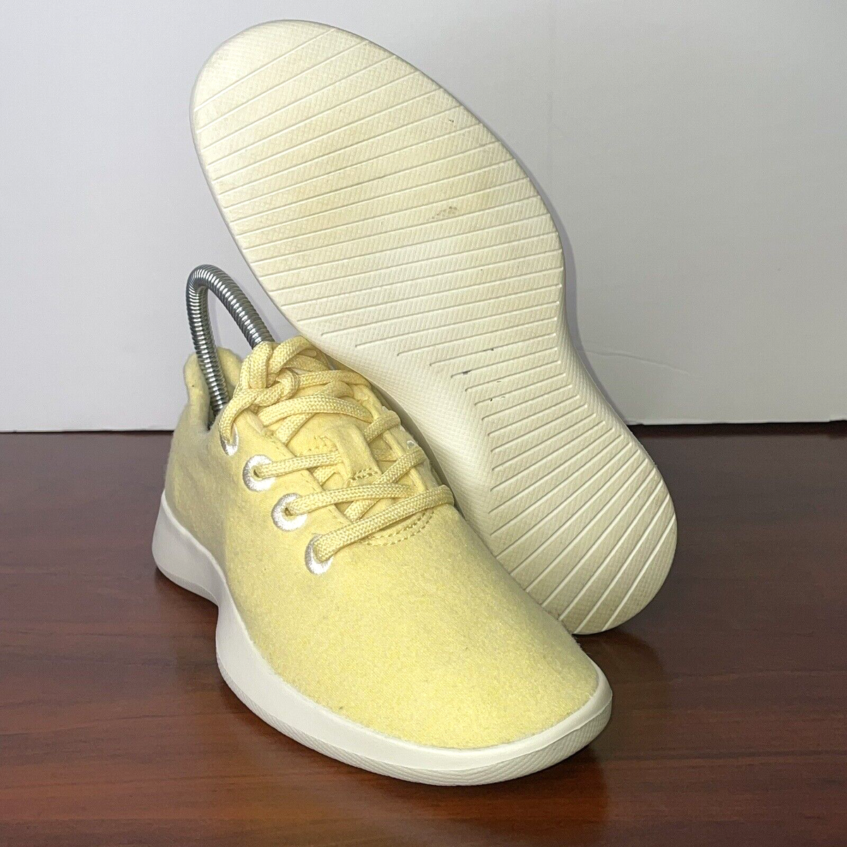 Allbirds Wool Runners Sneakers Yellow Mustard Merino Wool Lace Up Shoes Allbirds Wool Runners Canary Yellow Lace Up Sneakers Women main image 3