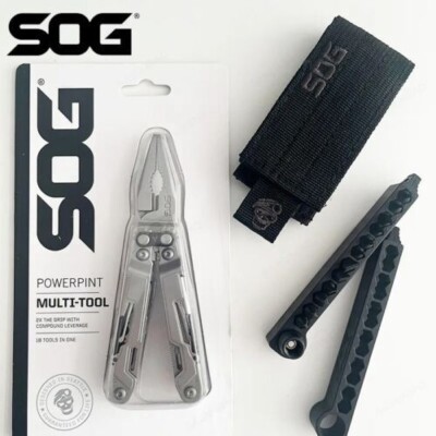 Big PACK - SOG Powerpint + 12 Tools + 1 Tasche  Multitool 