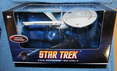 Hot Wheels USS Enterprise NCC-1701-A Star Trek Battle Damaged  Ship  NEW 2008