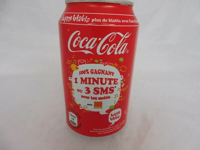 COCA COLA® CANETTE VIDE HAPPY BLABLA FRANCE 2010 - Photo 1/4