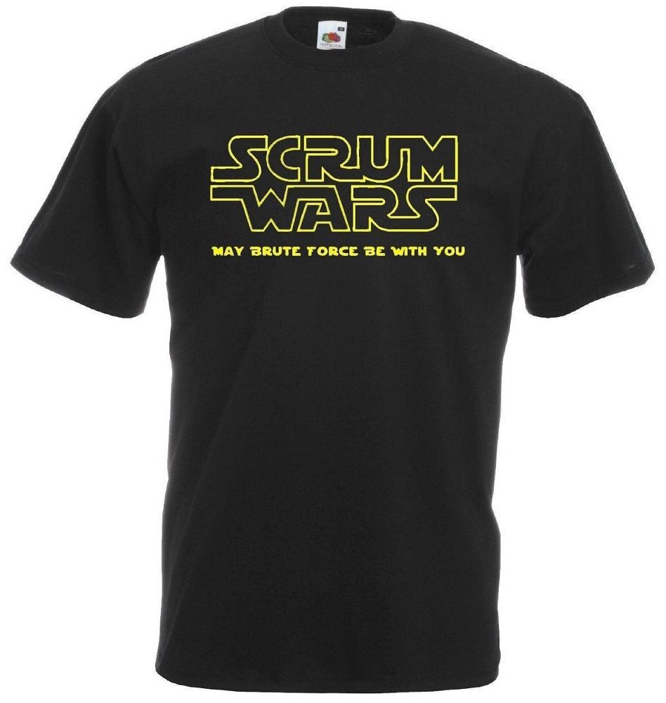 Camiseta unisex Scrum Wars Rugby Todas las Naciones Galaxy Wars Spoof