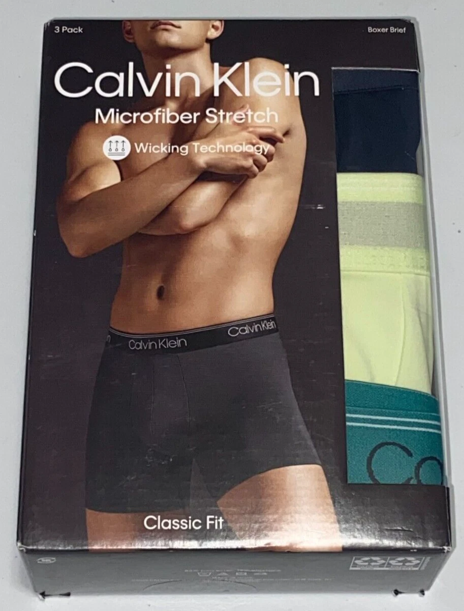 Classic microfibre briefs 3-pack, Calvin Klein