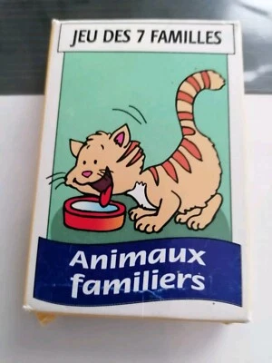 JEU DES 7 FAMILLES. Animaux Familiers Complet. Cofalu Kim'play 🇨🇵🇨🇵 - Photo 1/4