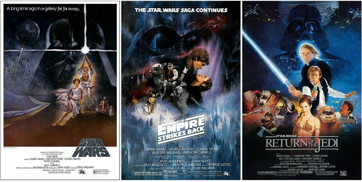 Star Wars Movie Poster Collection Bundle Set of 9 - 11X17 13X19 NEW USA