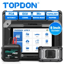 DIY! TOPDON Phoenix LITE3 Plus Car OBD2 Scanner Diagnostic Tool ECU Coding TPMS
