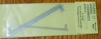 Plano 250-4 (n Scale) 50ft Boxcar Roofwalks Apex Pattern (4 In Package) Plano 250-4 (n Scale) 50ft Boxcar Roofwalks Apex Pattern (4 In Package)