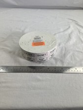 Roll of 2000 Red Double Stub Raffle Tickets Split the Pot 50/50 Sealed