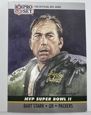 1990 Pro Set Bart Starr MVP Super Bowl II #2