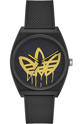Adidas Originals Black Unisexs Analogue Watch Street Project Two