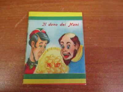 Figurines Libretto Fairy Tales Ed.LAMPO/Modern 1960s -THE GIFT OF THE DWARFS- N.127