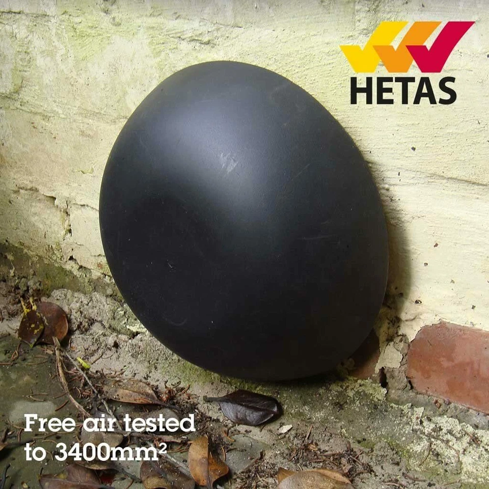 DR21 DRAUGHT FREE AIR VENT HETAS APPROVED AS SEEN ON DRAGONS DEN FITS 100MM PIPE - Image 2 of 4