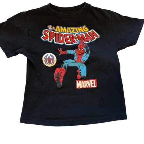Lot Of 2 Spider-Man Tees Boys Sz 6 3D Graphic - Picture 7 of 9