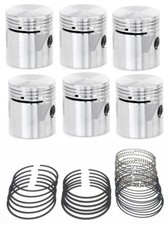 Silvolite Pistons Set6rings For Chrysler Dodge Plymouth 218 230 Flathead .060