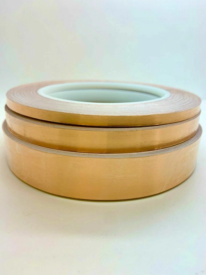 Ruban de Cuivre, Bande de conducteur, limace, escargot, guitare, 25 mètres