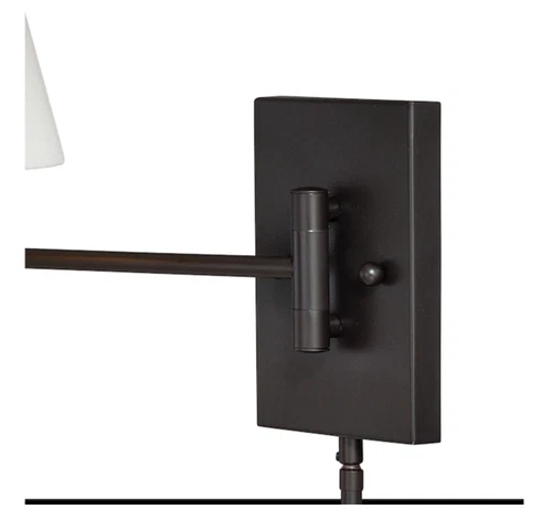 Cascadia Chapeau 12-in W 1-Light New Bronze Transitional Wall Sconce - Picture 2 of 3