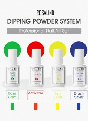 Nail Art Dipping Powder Dip Liquid Top Coat, Base Coat, Activator, Brush Saver - image 1 of 4