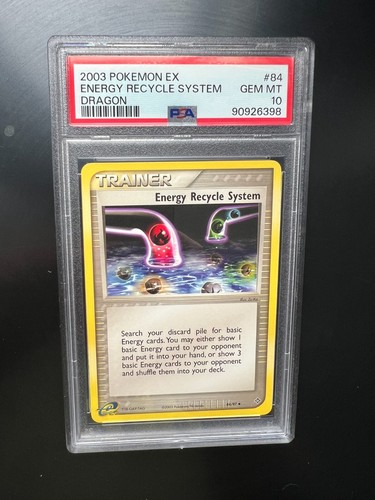 Energy Recycle System graded PSA 10 for sale on eBay
