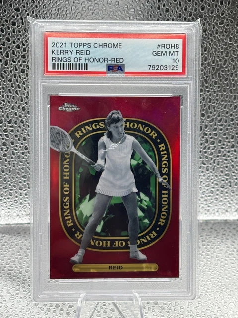 2021 Topps Chrome Tennis #ROH-8 Kerry Reid /5 Red Refractor💎PSA 10💎🔥Pop 1🔥