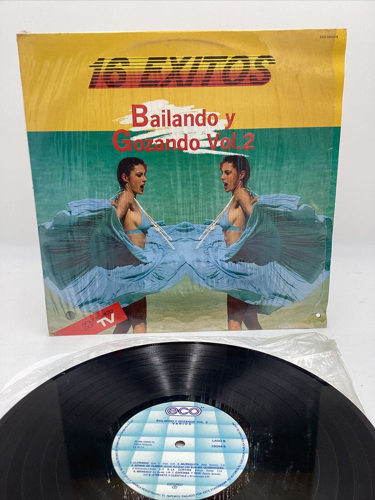 SEXY LATIN COVER ~ 16 EXITOS bailando y gozando vol.2 (86’ ECO MEXICO VINYL LP)