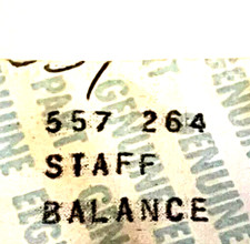 Elgin 557 Balance Staff watch part 264 "2" balance staffs