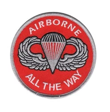 Army Airborne All The Way Patch