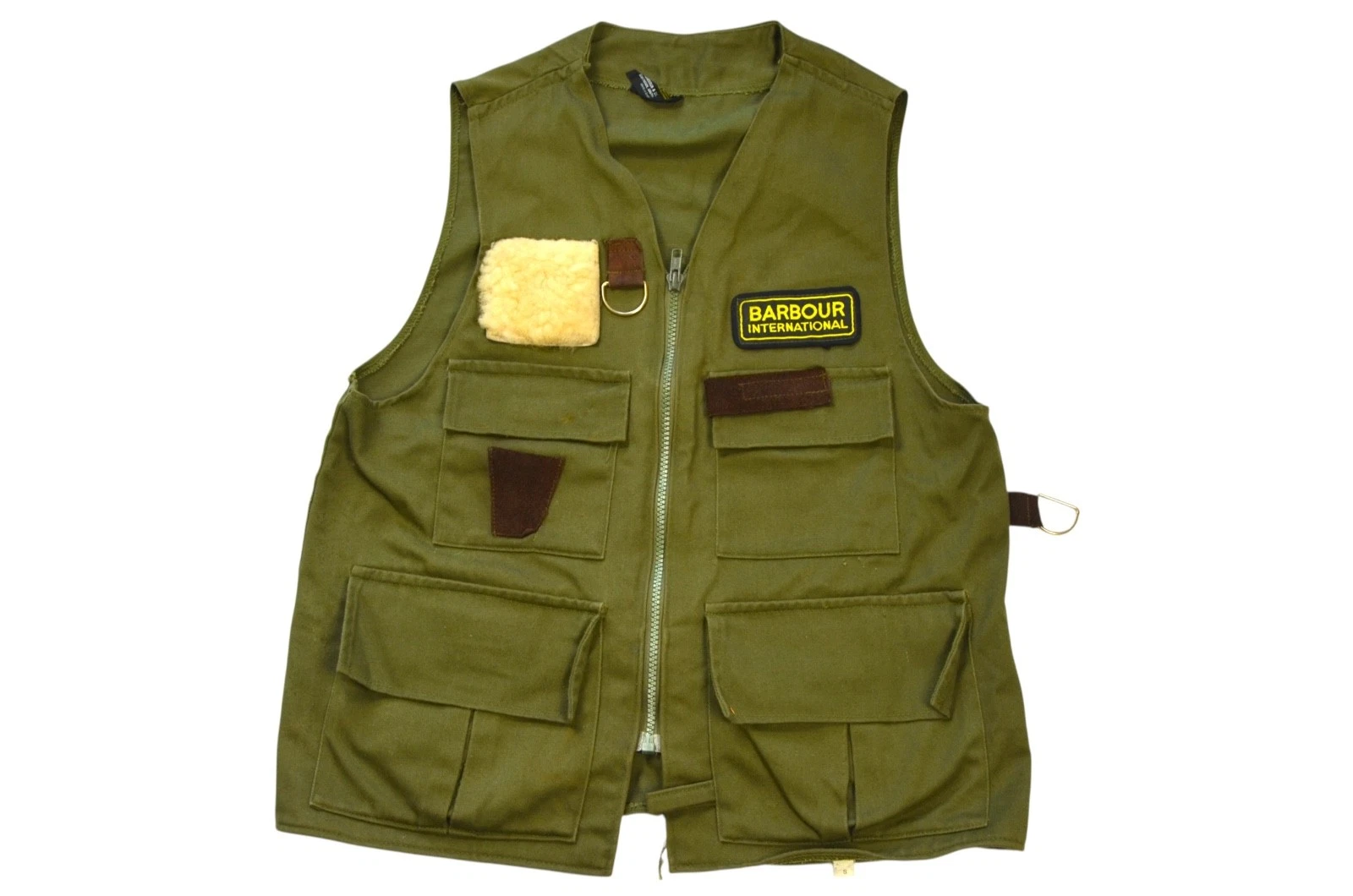 Barbour Vest Vintage Gilet Hunting Fishing England Classic Size S