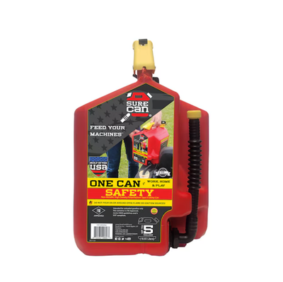 #ad SureCan 5 Gallon Plastic Gasoline Can $65.66
