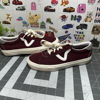 Vans Retro Sport Maroon 73 DX Anaheim Factory OG Burgundy Epoch Mens 6 - WMS 7.5