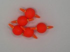 5 x 15mm orange Strike Indicators, Fly Fishing Bung / Strike Indicators