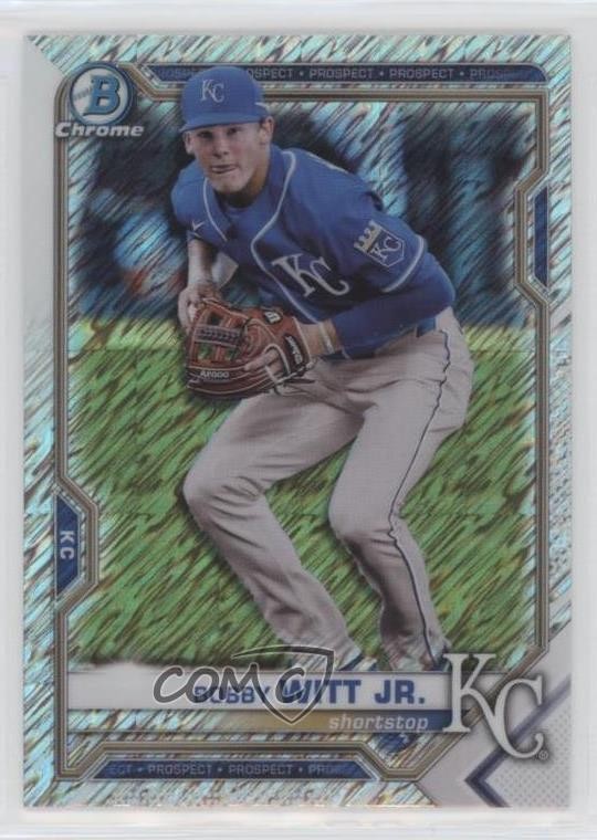 2021 Bowman Chrome Prospects Shimmer Refractor Bobby Witt Jr #BCP-193 c7w