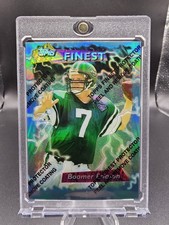 Boomer Esiason 1995 Topps Finest TRUE Refractor (See R On Back Bottom Left)