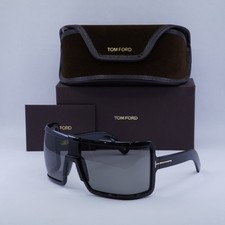 New TOM FORD FT1118 01A Shiny Black/Smoke 00--110 Sunglasses