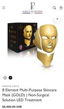 8 Element Multi Purpose Skincare Mask Gold Non Surgical Solution LED treatment