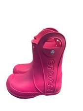 Crocs handle it rain boots Size 9 C9 Kids Pink