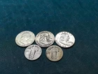 Ben Franklin Half Dollar-90% Silver-(1) 1957 error and (2) 1960 -(2) Liberty 25