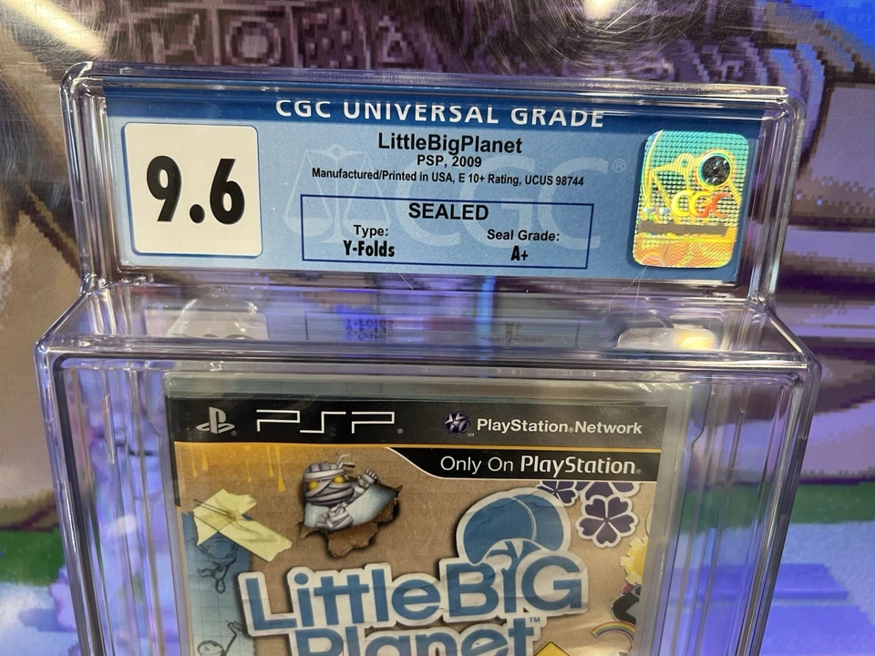 Sony PSP LittleBigPlanet 2009 graduado CGC 9,6 A+ SELLADO Little Big Planet Sackboy Foto 2 de 4