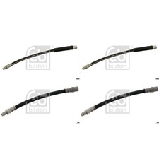 4x FEBI BREMSSCHLAUCH VORNE + HINTEN passend für BMW 3er E30 + TOURING + CABRIO