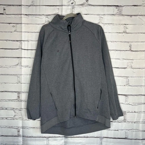 Kirkland Signature Gray Full-Zip Jacket Sz XL Men’s Athleisure Layering Coat Y2K - product listing photo