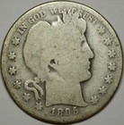 1895-P Silver Barber HALF DOLLAR 50C - G04 Condition - Book Value $55