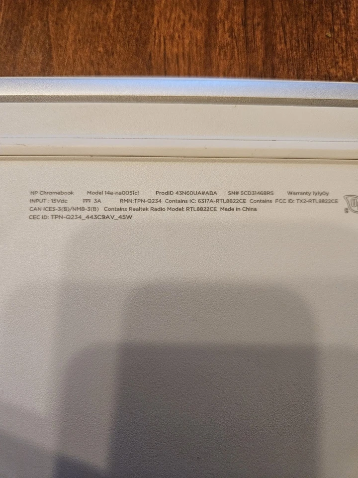 Chromebook HP 14A-NA00051CL (Linux Mint Cinnamon) Intel Pentium 4GB RAM 64GB SSD Foto 4 de 4