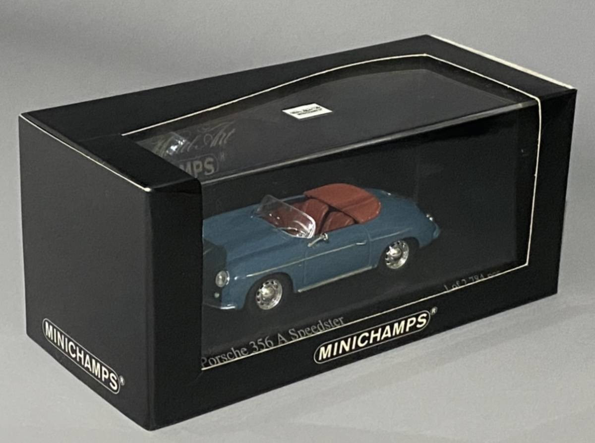 Minichamps 1 43 Porsche 356 A Speedster Atna Blau 1956 Minichamps 1 43 Porsche 356 A Speedster Atna Blau 1956