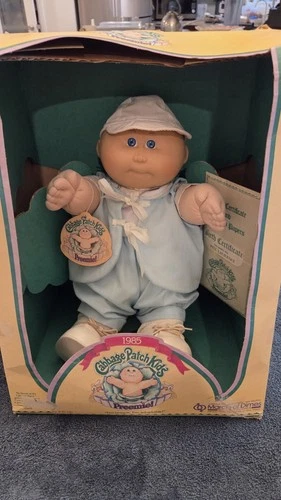 Cabbage Kids Preemie, Boy, Blue Eyes, HM1, Factory OK China W/Certificate