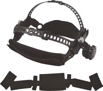 JAS Kopfband Weldmaster Wide² inklusive Stirnschweißband schwarz/grau