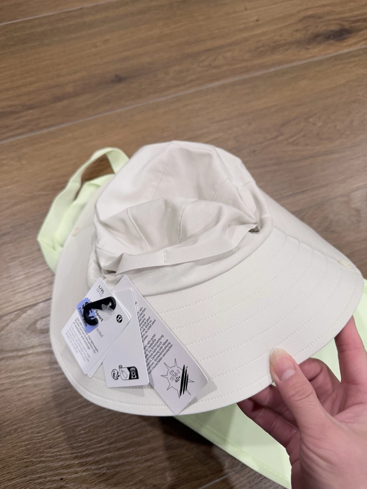 New Lululemon Multi Sport Sun Hat Color Bone Size L/XL