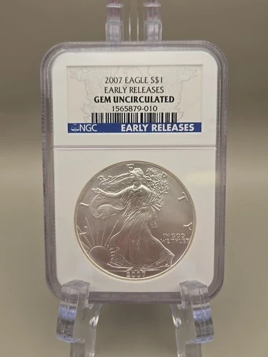 2007 American Silver Eagle Gem Uncirculated - Early Releases