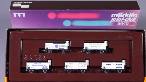 Spur Z Märklin 8645 Bierwagen-Set "Alte Brauereien" in OVP #BK_62 | Condition: Gebraucht