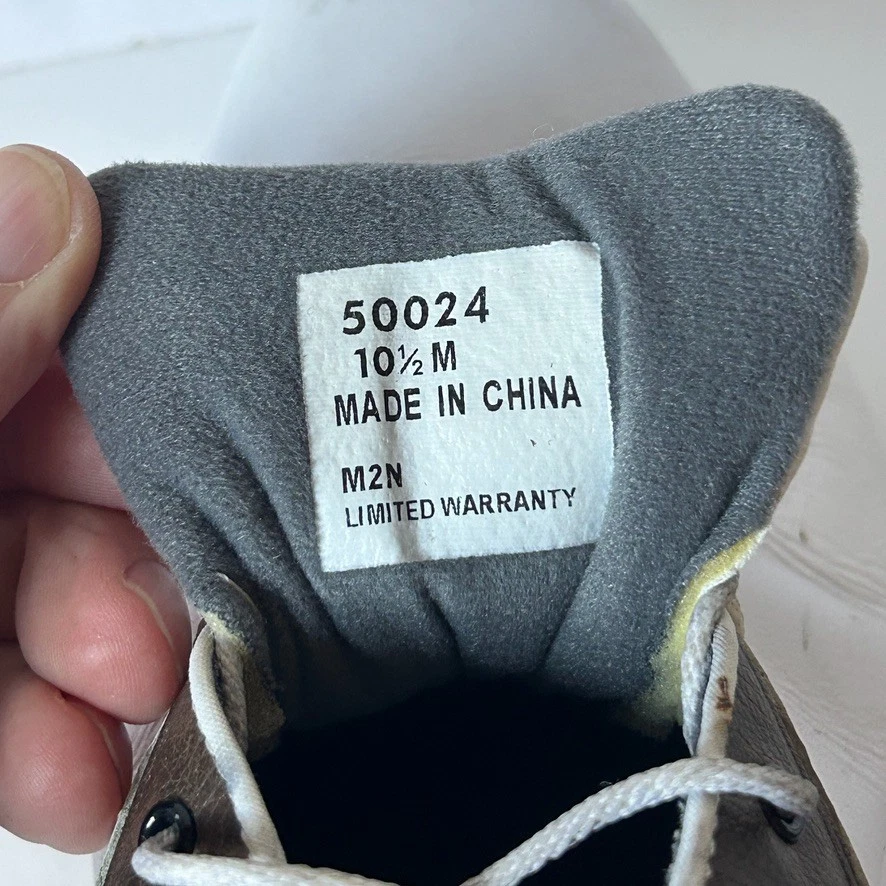 Footjoy FJ Hydrolite Golf Shoes White Brown Leather Size 10.5  - Image 4 of 4