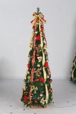 LEADZM  6ft 150 Lamp Telescopic Structure PVC Material Warm